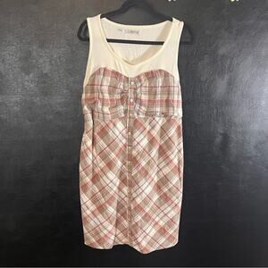 Maurices Plaid Tank Dress Size 0